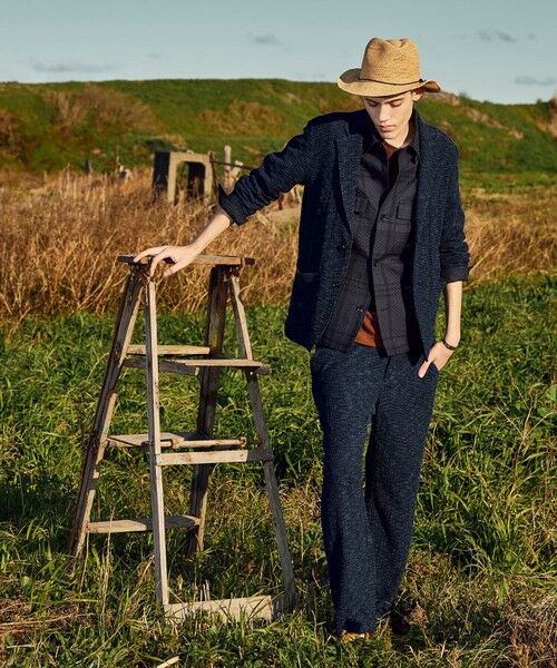 MEN'S BIGI / メンズビギ Tシャツ | フェイクレイヤードキーネック半袖Tシャツ | 詳細16