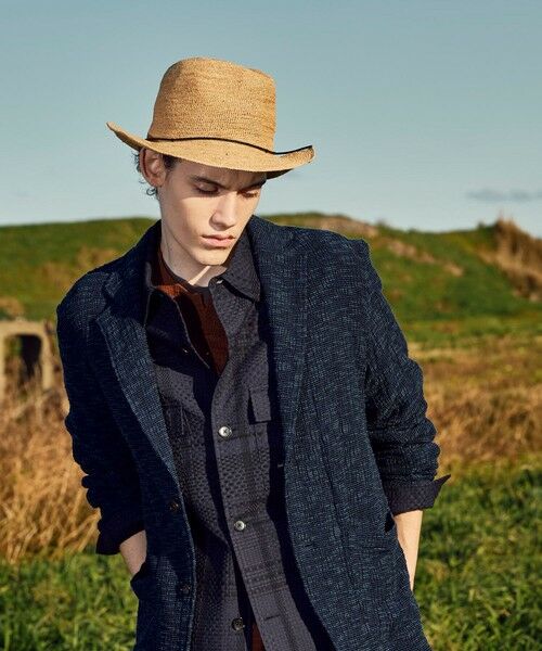 MEN'S BIGI / メンズビギ Tシャツ | フェイクレイヤードキーネック半袖Tシャツ | 詳細19