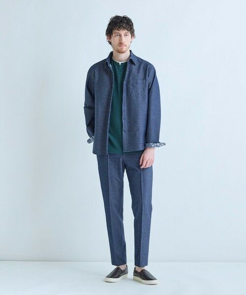 MEN'S BIGI / メンズビギ Tシャツ | フェイクレイヤードキーネック半袖Tシャツ | 詳細25