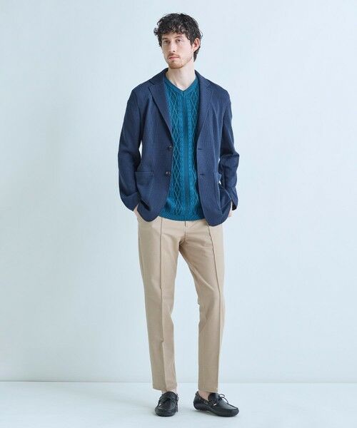 MEN'S BIGI / メンズビギ Tシャツ | アラン調 ニットコンビTシャツ | 詳細12