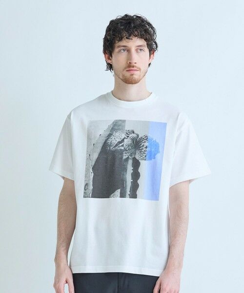 MEN'S BIGI / メンズビギ Tシャツ | 【THE FASCINATED/ザ ファシネイテッド】コラボ サボテンブルーグラフィックTシャツ | 詳細1