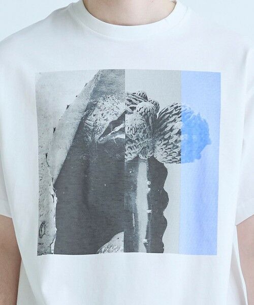 MEN'S BIGI / メンズビギ Tシャツ | 【THE FASCINATED/ザ ファシネイテッド】コラボ サボテンブルーグラフィックTシャツ | 詳細4