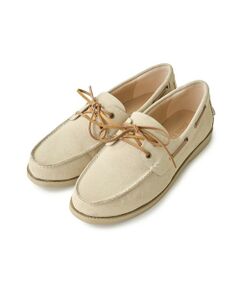 MEN'S BIGI / メンズビギ フラットシューズ | 合皮デッキシューズ