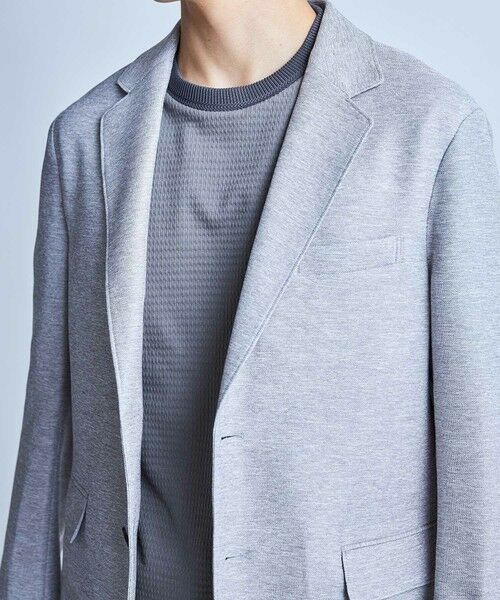 MEN'S BIGI / メンズビギ テーラードジャケット | 【セットアップ対応】カラミ織りテーラードジャケット〈通気性〉 | 詳細3