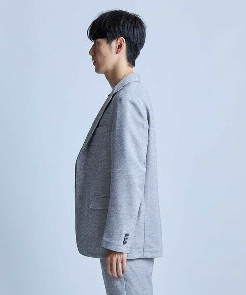 MEN'S BIGI / メンズビギ テーラードジャケット | 【セットアップ対応】カラミ織りテーラードジャケット〈通気性〉 | 詳細5