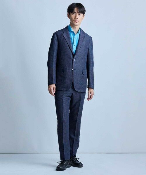 MEN'S BIGI / メンズビギ テーラードジャケット | 【セットアップ対応】カラミ織りテーラードジャケット〈通気性〉 | 詳細17