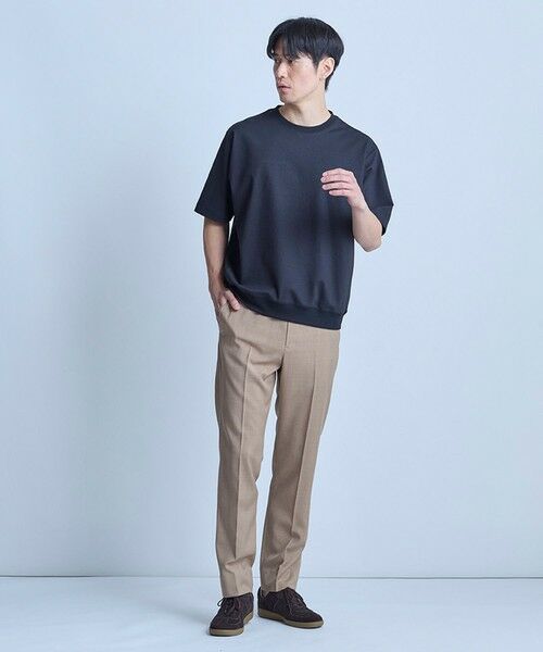 MEN'S BIGI / メンズビギ スラックス・ドレスパンツ | ポリエステルトロピカルスリムイージー<ハンドウォッシャブル> | 詳細1