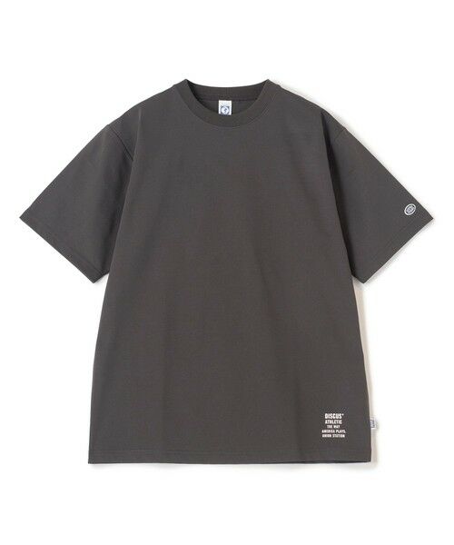 MEN'S BIGI / メンズビギ Tシャツ | 【DISCUS】別注マルチファンクションT（チャコールグレー）