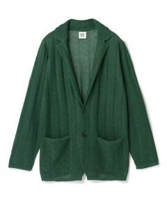 MEN'S BIGI / メンズビギ カーディガン・ボレロ | 変形アーガイルシアーニットジャケット