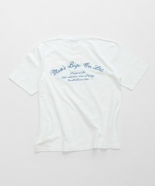 MEN'S BIGI / メンズビギ Tシャツ | 50th ANNIVERSARY TEE 刺繍ロゴ | 詳細1