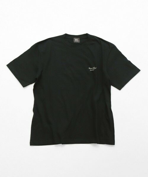 MEN'S BIGI / メンズビギ Tシャツ | 50th ANNIVERSARY TEE 刺繍ロゴ（ブラック）