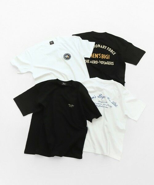 MEN'S BIGI / メンズビギ Tシャツ | 50th ANNIVERSARY TEE アーカイブスタジャンプリント | 詳細4