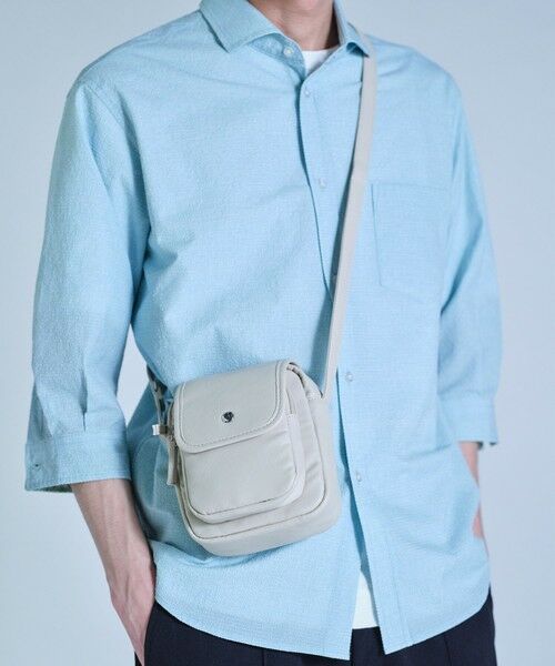 MEN'S BIGI / メンズビギ ショルダーバッグ | レザーライクミニショルダーバッグ | 詳細2