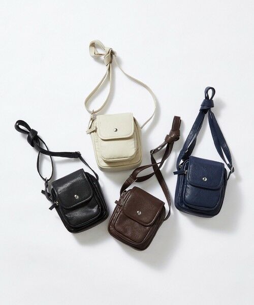 MEN'S BIGI / メンズビギ ショルダーバッグ | レザーライクミニショルダーバッグ | 詳細2