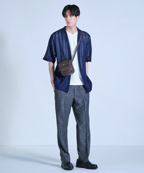 MEN'S BIGI / メンズビギ ショルダーバッグ | レザーライクミニショルダーバッグ | 詳細15