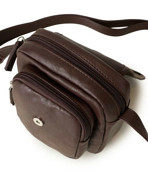 MEN'S BIGI / メンズビギ ショルダーバッグ | レザーライクミニショルダーバッグ | 詳細10