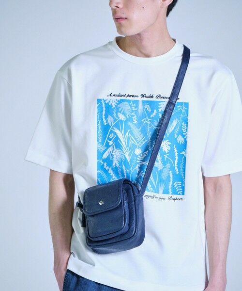 MEN'S BIGI / メンズビギ ショルダーバッグ | レザーライクミニショルダーバッグ | 詳細17