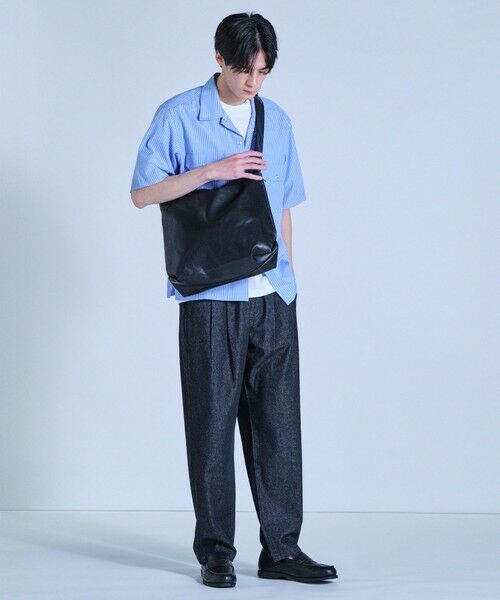 MEN'S BIGI / メンズビギ ショルダーバッグ | スマートビーガンレザーショルダー | 詳細6
