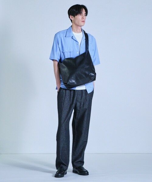 MEN'S BIGI / メンズビギ ショルダーバッグ | スマートビーガンレザーショルダー | 詳細7