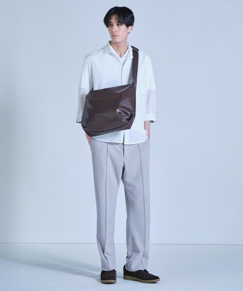 MEN'S BIGI / メンズビギ ショルダーバッグ | スマートビーガンレザーショルダー | 詳細10