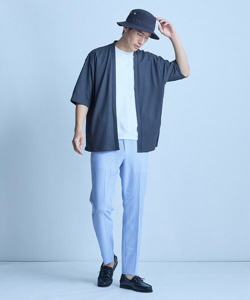 MEN'S BIGI / メンズビギ ハット | シアサッカーバケットハット | 詳細13