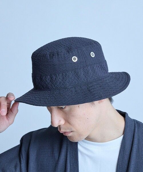 MEN'S BIGI / メンズビギ ハット | シアサッカーバケットハット | 詳細9