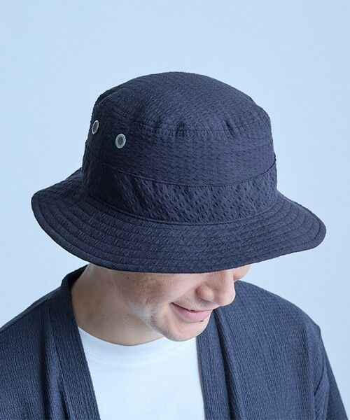 MEN'S BIGI / メンズビギ ハット | シアサッカーバケットハット | 詳細10