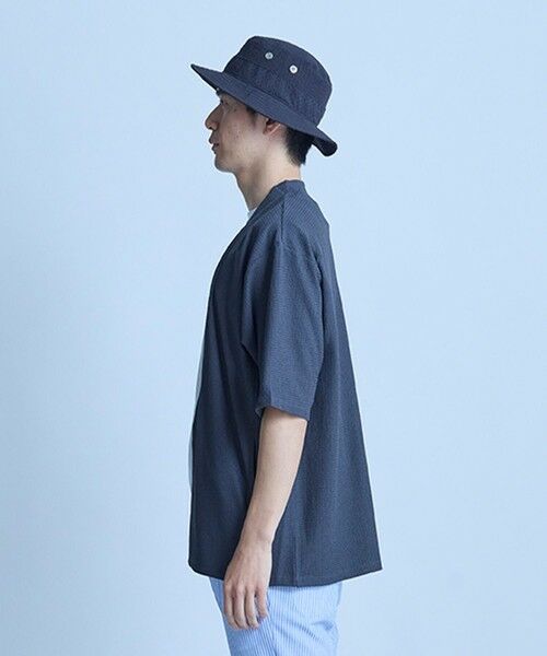 MEN'S BIGI / メンズビギ ハット | シアサッカーバケットハット | 詳細11