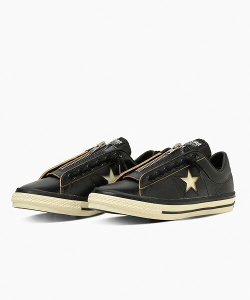 MEN'S BIGI / メンズビギ スニーカー | 【SHOTT×CONVERSE】 ONESTAR Z Schott（ブラック）