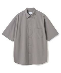 MEN'S BIGI / メンズビギ シャツ・ブラウス | ドットメッシュレギュラーカラーシャツ〈ストレッチ・マシンウォッシャブル・軽量・接触冷感・通気性〉