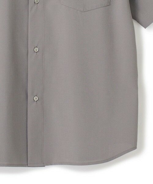 MEN'S BIGI / メンズビギ シャツ・ブラウス | ドットメッシュレギュラーカラーシャツ〈ストレッチ・マシンウォッシャブル・軽量・接触冷感・通気性〉 | 詳細4