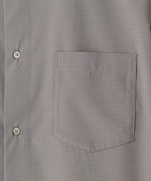 MEN'S BIGI / メンズビギ シャツ・ブラウス | ドットメッシュレギュラーカラーシャツ〈ストレッチ・マシンウォッシャブル・軽量・接触冷感・通気性〉 | 詳細5