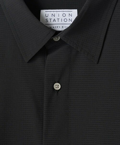 MEN'S BIGI / メンズビギ シャツ・ブラウス | ドットメッシュレギュラーカラーシャツ〈ストレッチ・マシンウォッシャブル・軽量・接触冷感・通気性〉 | 詳細15