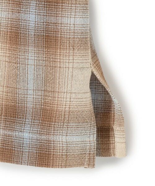 MEN'S BIGI / メンズビギ シャツ・ブラウス | オンブレーチェックオープンカラー半袖シャツ＜ハンドウォッシャブル＞ | 詳細9