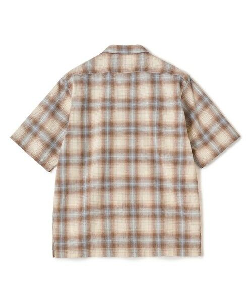 MEN'S BIGI / メンズビギ シャツ・ブラウス | オンブレーチェックオープンカラー半袖シャツ＜ハンドウォッシャブル＞ | 詳細11