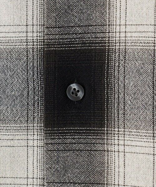 MEN'S BIGI / メンズビギ シャツ・ブラウス | オンブレーチェックオープンカラー半袖シャツ＜ハンドウォッシャブル＞ | 詳細15