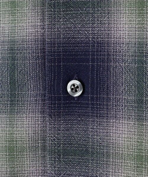 MEN'S BIGI / メンズビギ シャツ・ブラウス | オンブレーチェックオープンカラー半袖シャツ＜ハンドウォッシャブル＞ | 詳細19