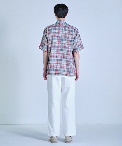 MEN'S BIGI / メンズビギ シャツ・ブラウス | マドラスチェックダブルガーゼ半袖シャツ＜ハンドウォッシャブル・通気性＞ | 詳細4
