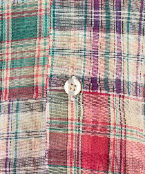 MEN'S BIGI / メンズビギ シャツ・ブラウス | マドラスチェックダブルガーゼ半袖シャツ＜ハンドウォッシャブル・通気性＞ | 詳細6