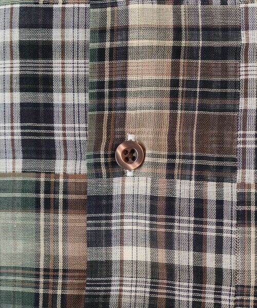 MEN'S BIGI / メンズビギ シャツ・ブラウス | マドラスチェックダブルガーゼ半袖シャツ＜ハンドウォッシャブル・通気性＞ | 詳細13