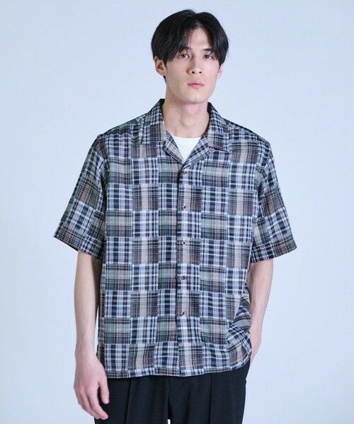 MEN'S BIGI / メンズビギ シャツ・ブラウス | マドラスチェックダブルガーゼ半袖シャツ＜ハンドウォッシャブル・通気性＞ | 詳細11