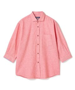 MEN'S BIGI / メンズビギ シャツ・ブラウス | 【COOLMAX】フレンチリネン7分袖シャツ＜マシンウォッシャブル・通気性＞