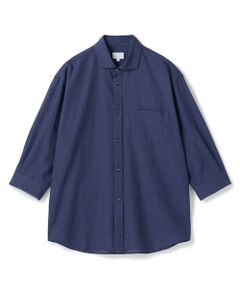 MEN'S BIGI / メンズビギ シャツ・ブラウス | 【COOLMAX】フレンチリネン7分袖シャツ＜マシンウォッシャブル・通気性＞