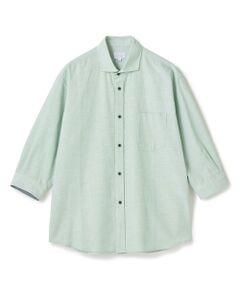 MEN'S BIGI / メンズビギ シャツ・ブラウス | 【COOLMAX】フレンチリネン7分袖シャツ＜マシンウォッシャブル・通気性＞