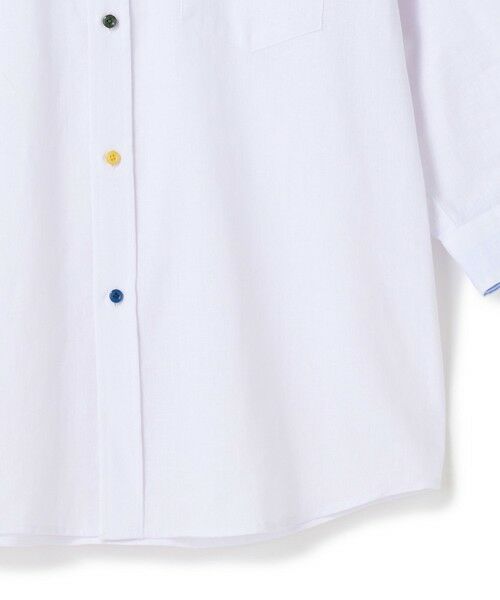 MEN'S BIGI / メンズビギ シャツ・ブラウス | 【COOLMAX】フレンチリネン7分袖シャツ＜マシンウォッシャブル・通気性＞ | 詳細6