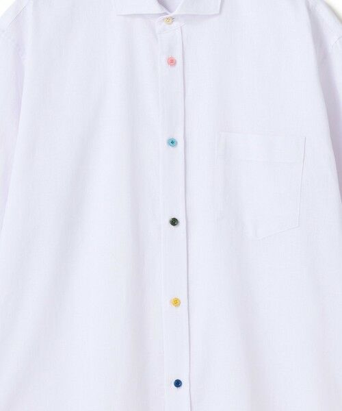 MEN'S BIGI / メンズビギ シャツ・ブラウス | 【COOLMAX】フレンチリネン7分袖シャツ＜マシンウォッシャブル・通気性＞ | 詳細7