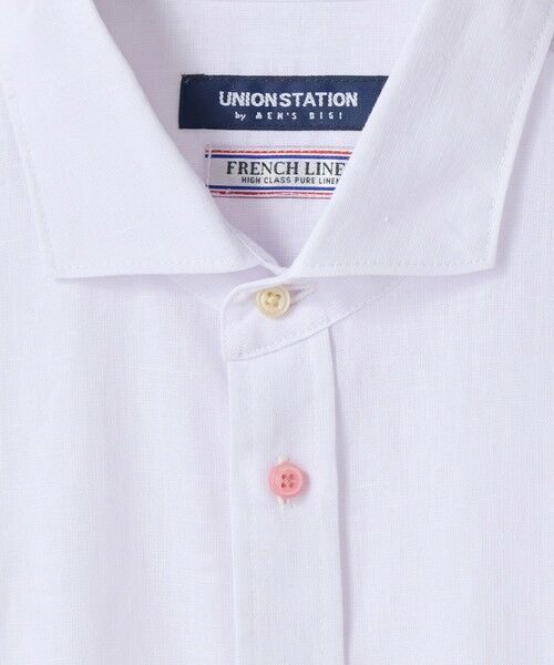 MEN'S BIGI / メンズビギ シャツ・ブラウス | 【COOLMAX】フレンチリネン7分袖シャツ＜マシンウォッシャブル・通気性＞ | 詳細8