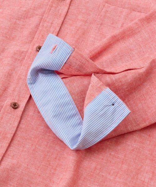 MEN'S BIGI / メンズビギ シャツ・ブラウス | 【COOLMAX】フレンチリネン7分袖シャツ＜マシンウォッシャブル・通気性＞ | 詳細17