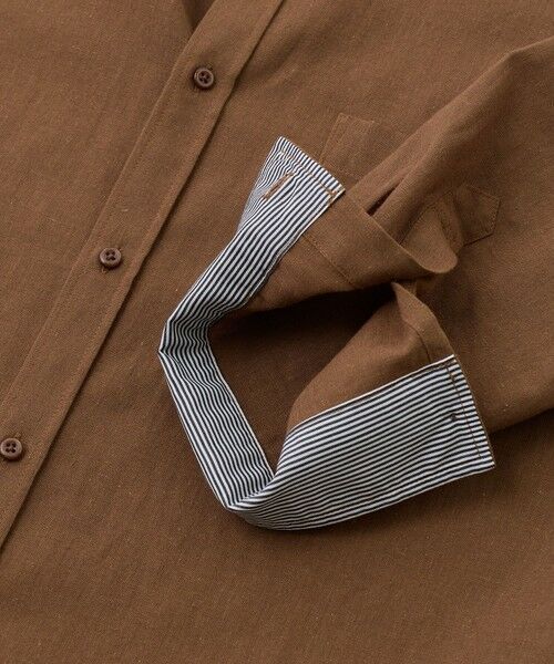MEN'S BIGI / メンズビギ シャツ・ブラウス | 【COOLMAX】フレンチリネン7分袖シャツ＜マシンウォッシャブル・通気性＞ | 詳細21