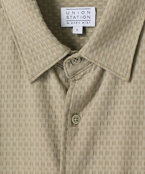 MEN'S BIGI / メンズビギ シャツ・ブラウス | ストレッチナイロンリンクスJQD半袖シャツ | 詳細5